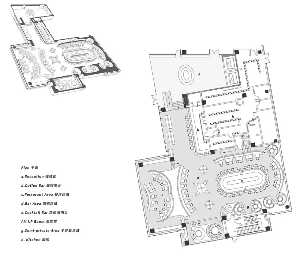 万社设计 上海 ATLATL 餐厅,未来主义空间设计实验