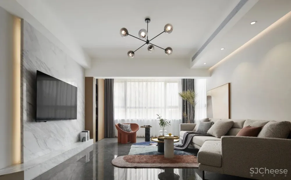 波子汽水之家，描绘充满活力的橙色空间！