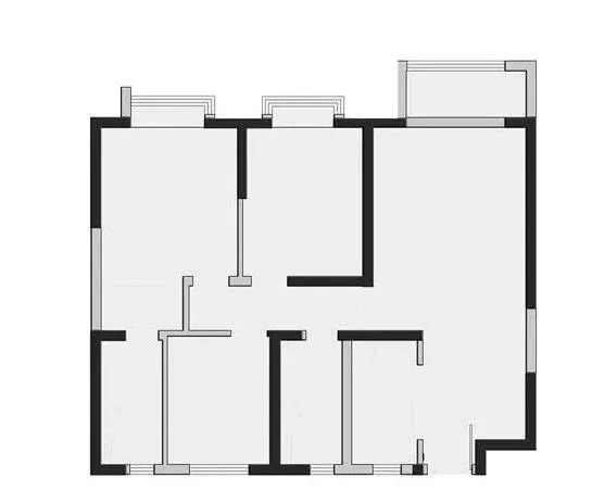浅麻色 纯白色，简洁舒适的空间美感 清和一舍