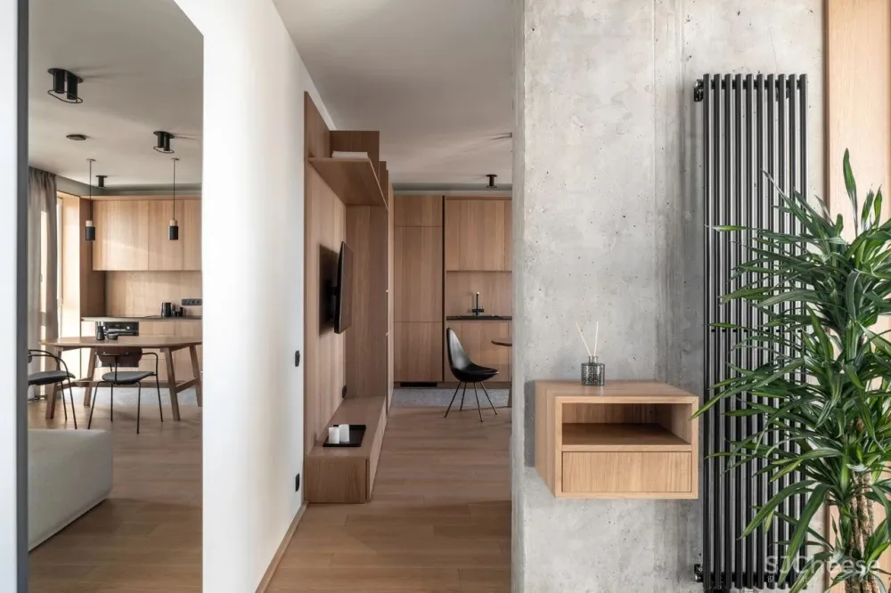 99㎡四居室,夫妻企业家,一人一间办公室!