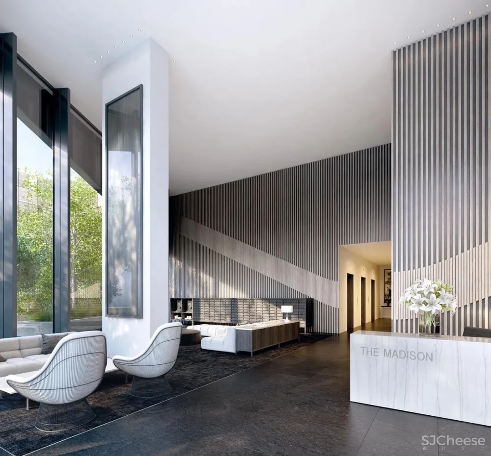 Make Architects设计-世界金融中心,伦敦泰晤士河畔顶奢公寓The Madison