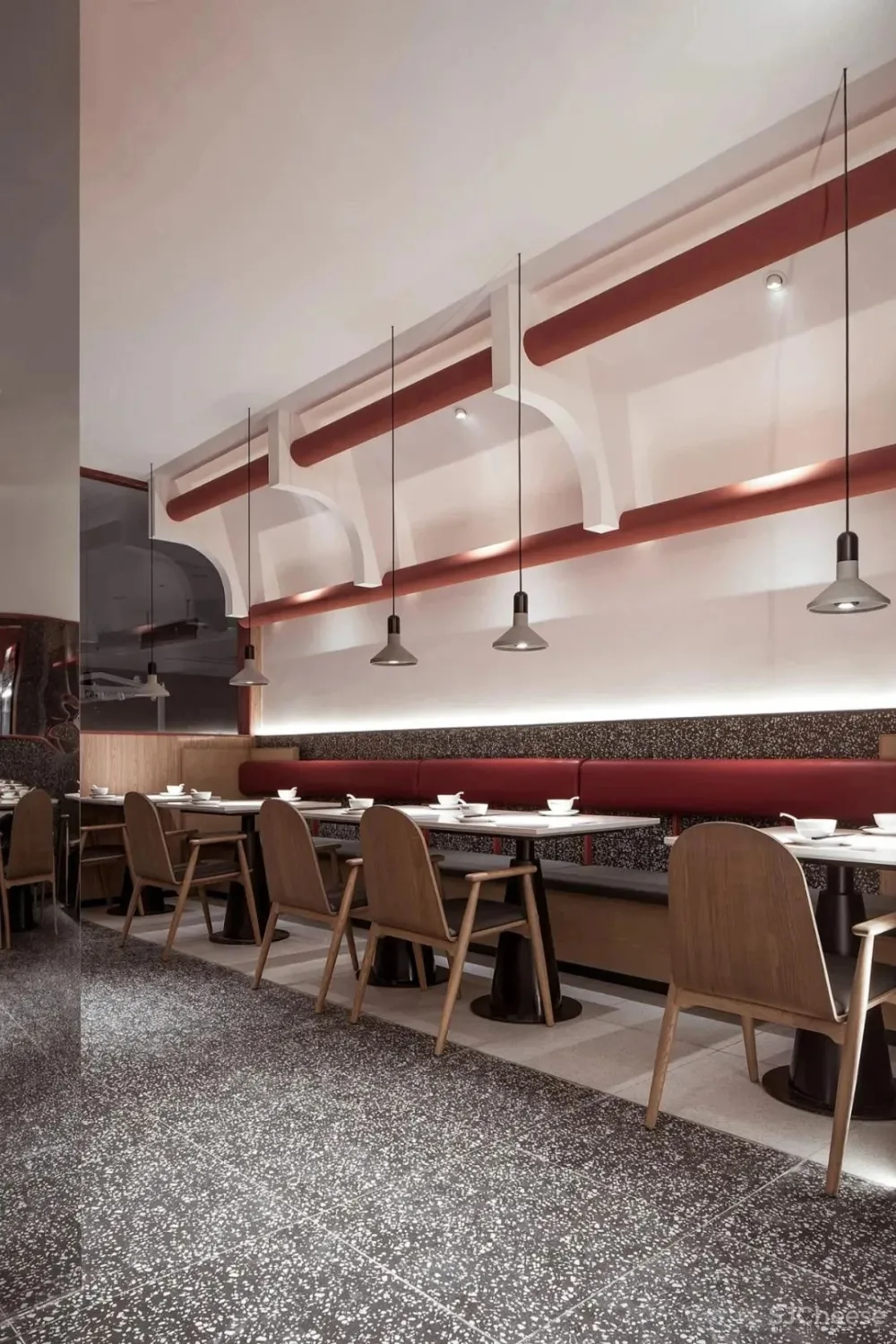 传统的港式餐厅这样设计很有感觉!