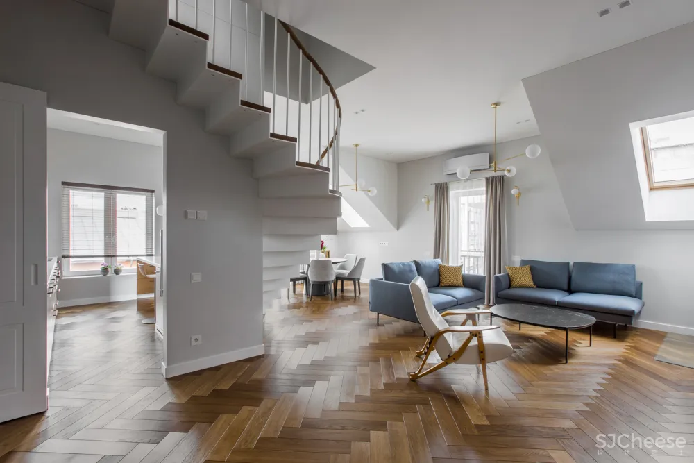 142㎡ LOFT,浴室这样设计太有格调!
