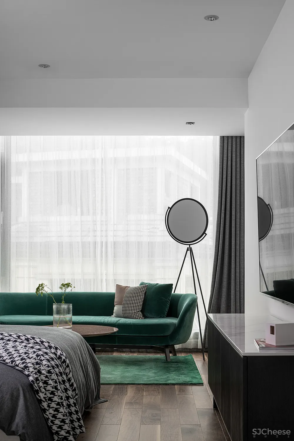 255㎡极简别墅,黑白灰太有格调了!