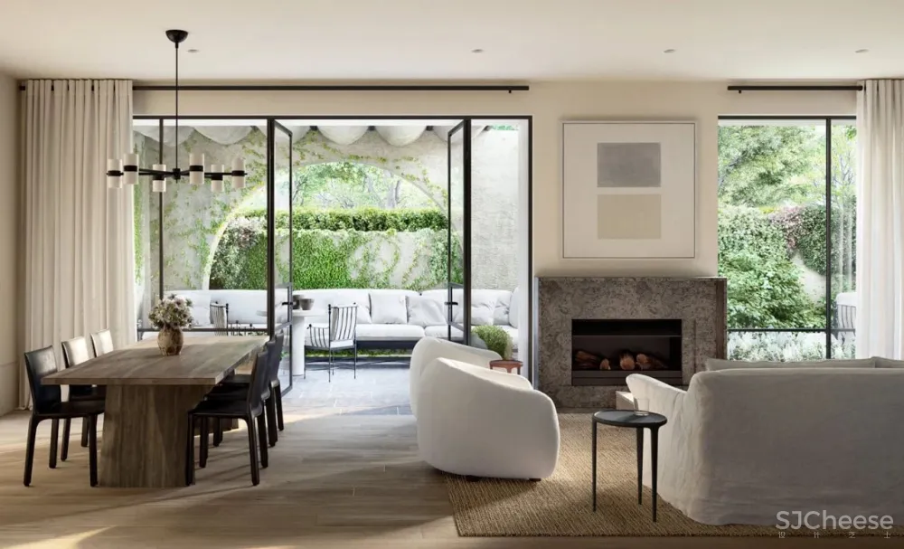 甄选国外优秀设计 墨尔本HuntingTower:自然主义的拱形豪宅