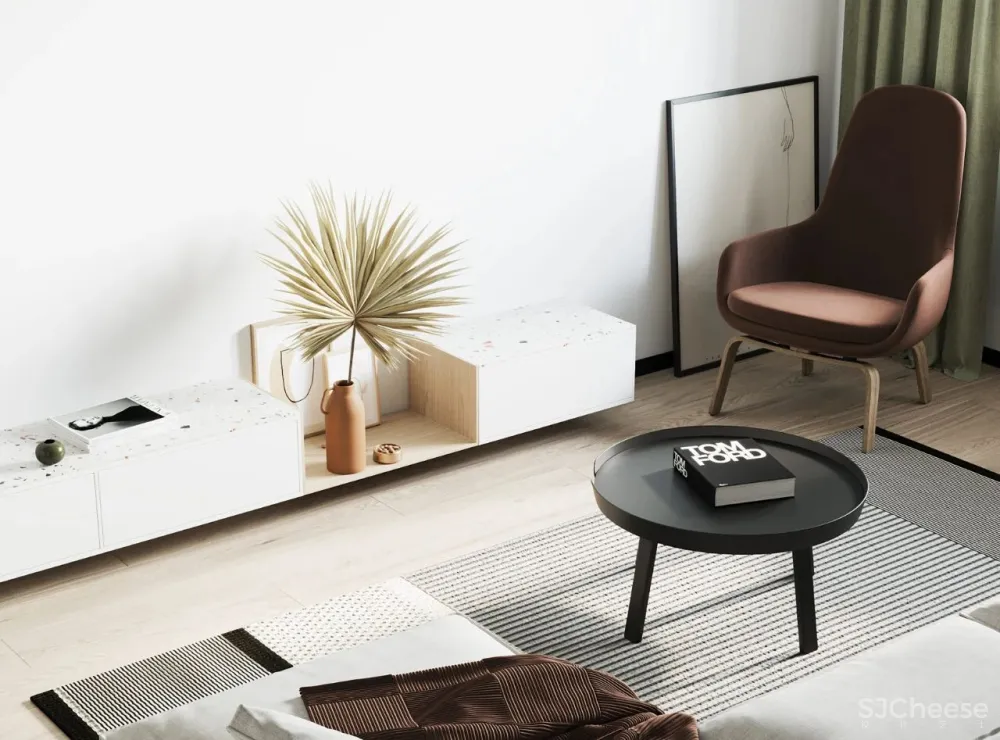 60㎡ 简约小家,卫生间还做干湿分离,这设计太赞了!