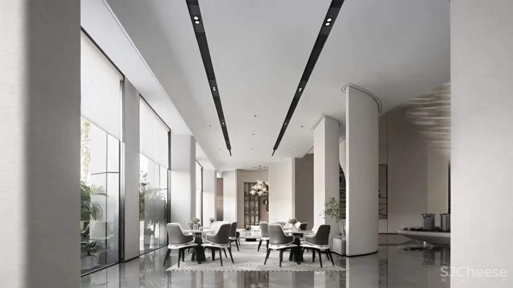 UMA伍玛设计 新作 武汉中梁天玺壹号售楼处|售楼处