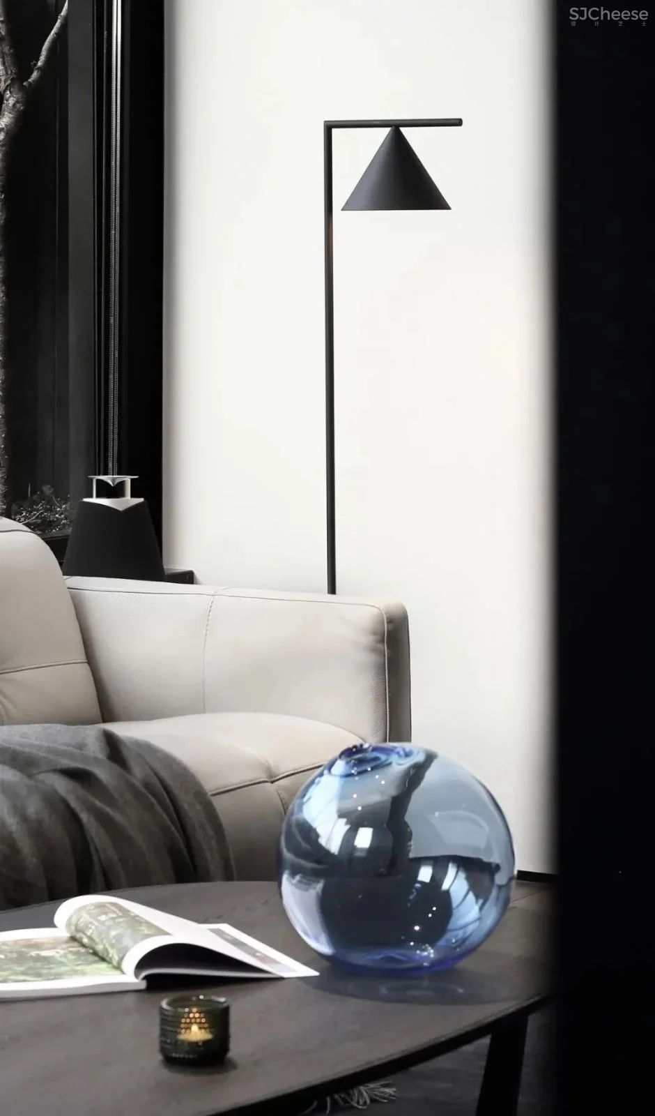 240㎡复式低干预痕迹的设计,在黑白色调中体现高级感 匠人筑语空间设计工作室