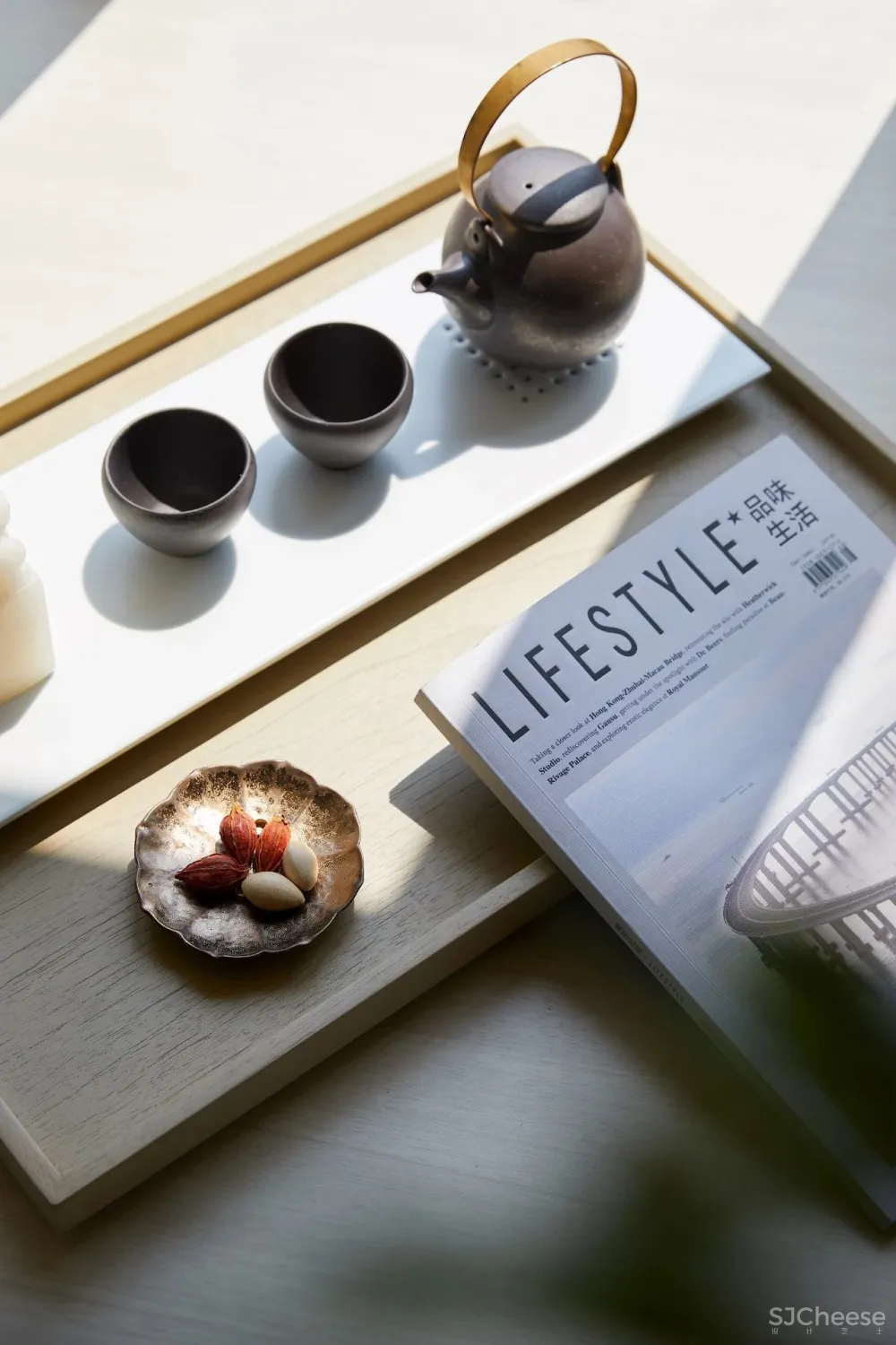 236㎡儒雅复式样板间,褪去形式后的本真,直达心门的素雅风