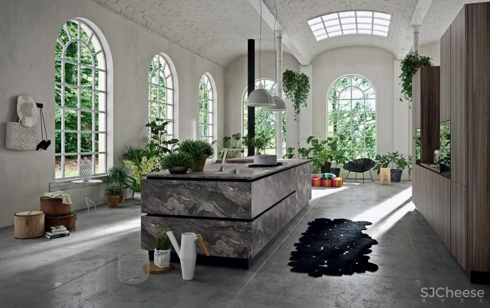 工业风厨房，让你不羁放纵爱烹饪