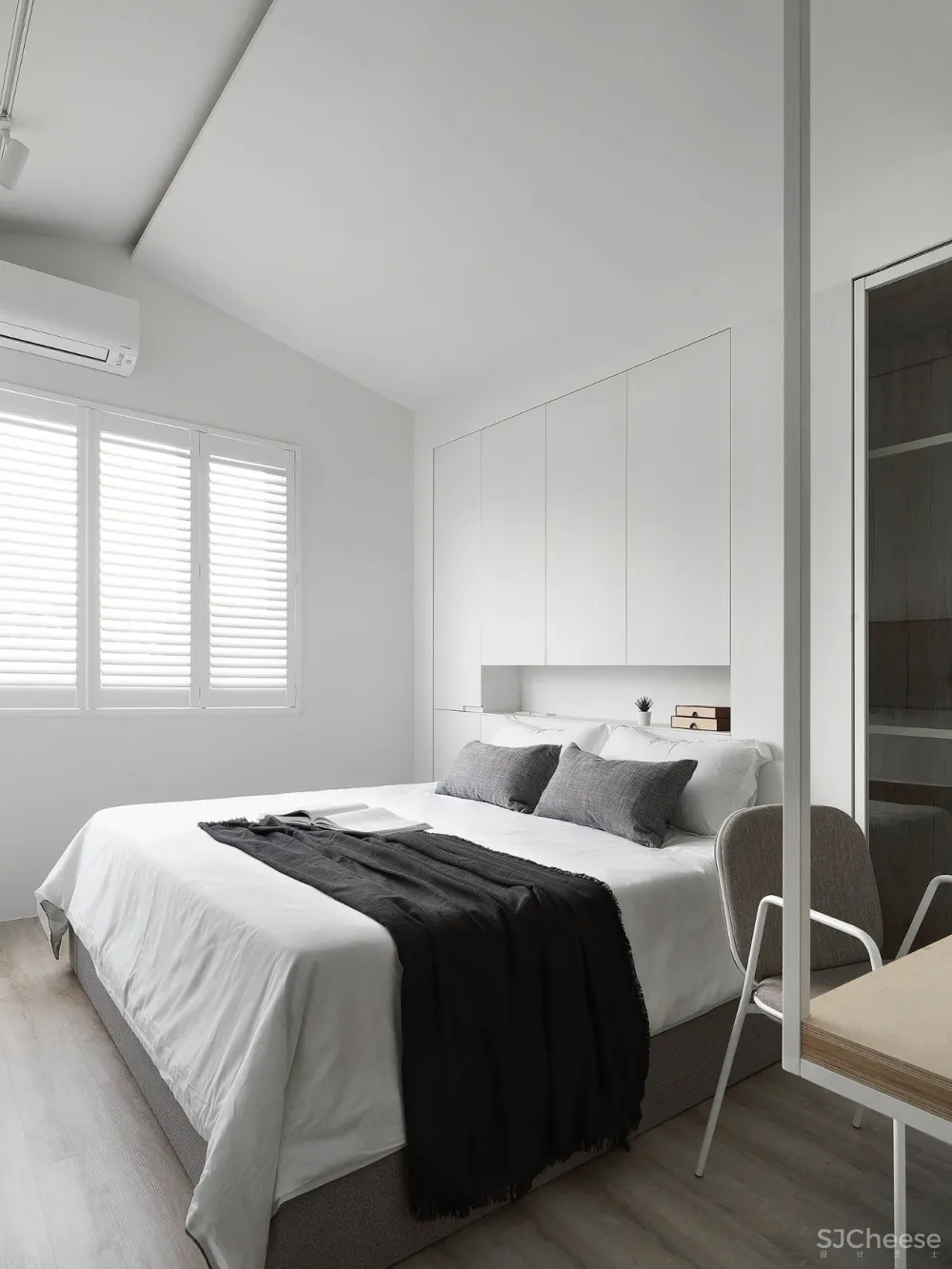 149㎡纯白原木空间，素雅舒适是家的灵魂！