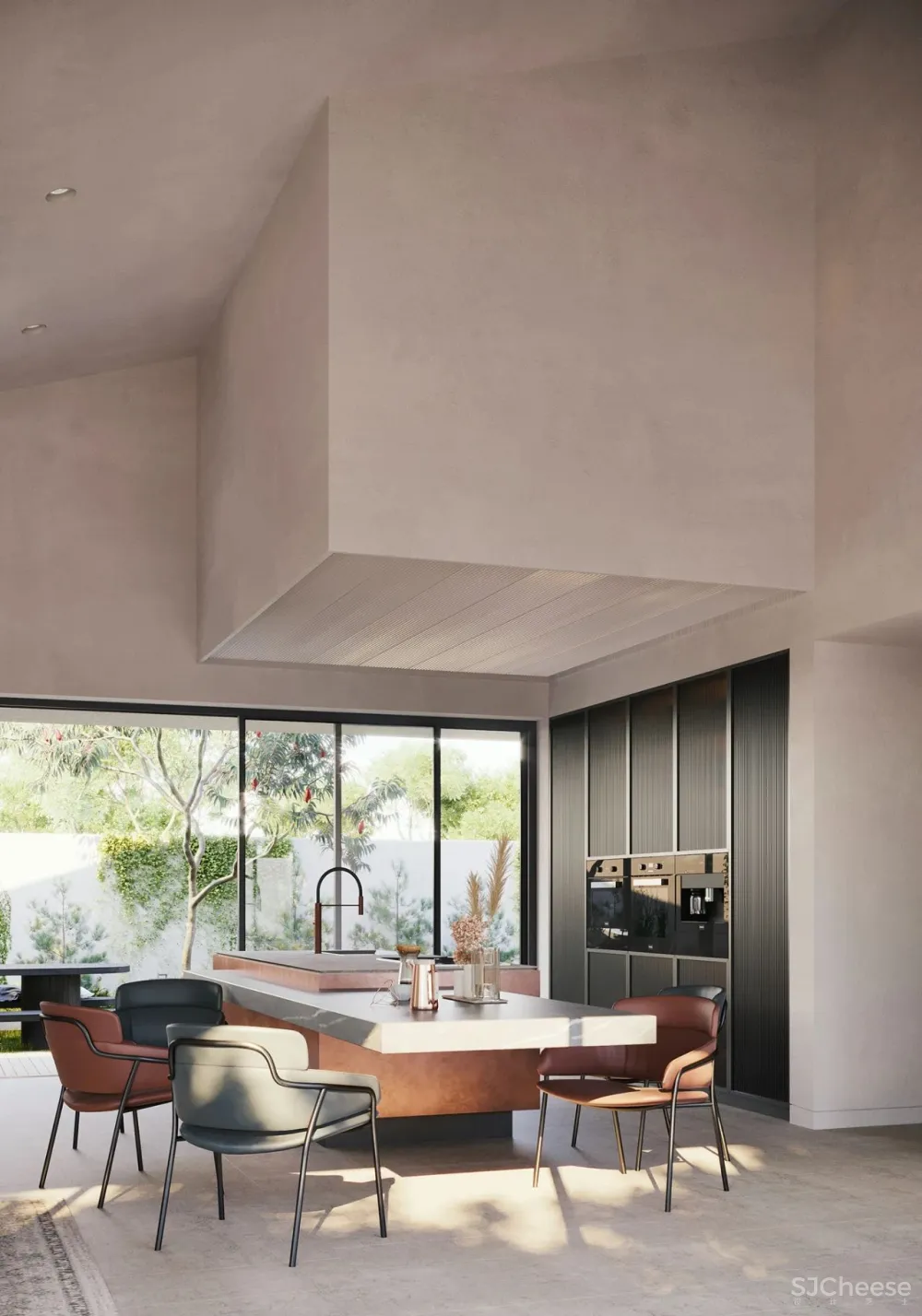 一个私宅,两个花园:一个赏景,一个娱乐