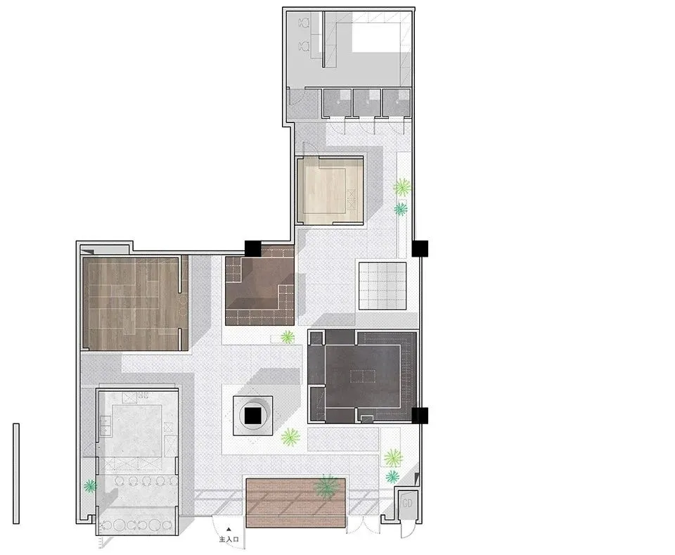 青山周平新作 DOE深业上城店室内设计 B.L.U.E.建筑设计事务所