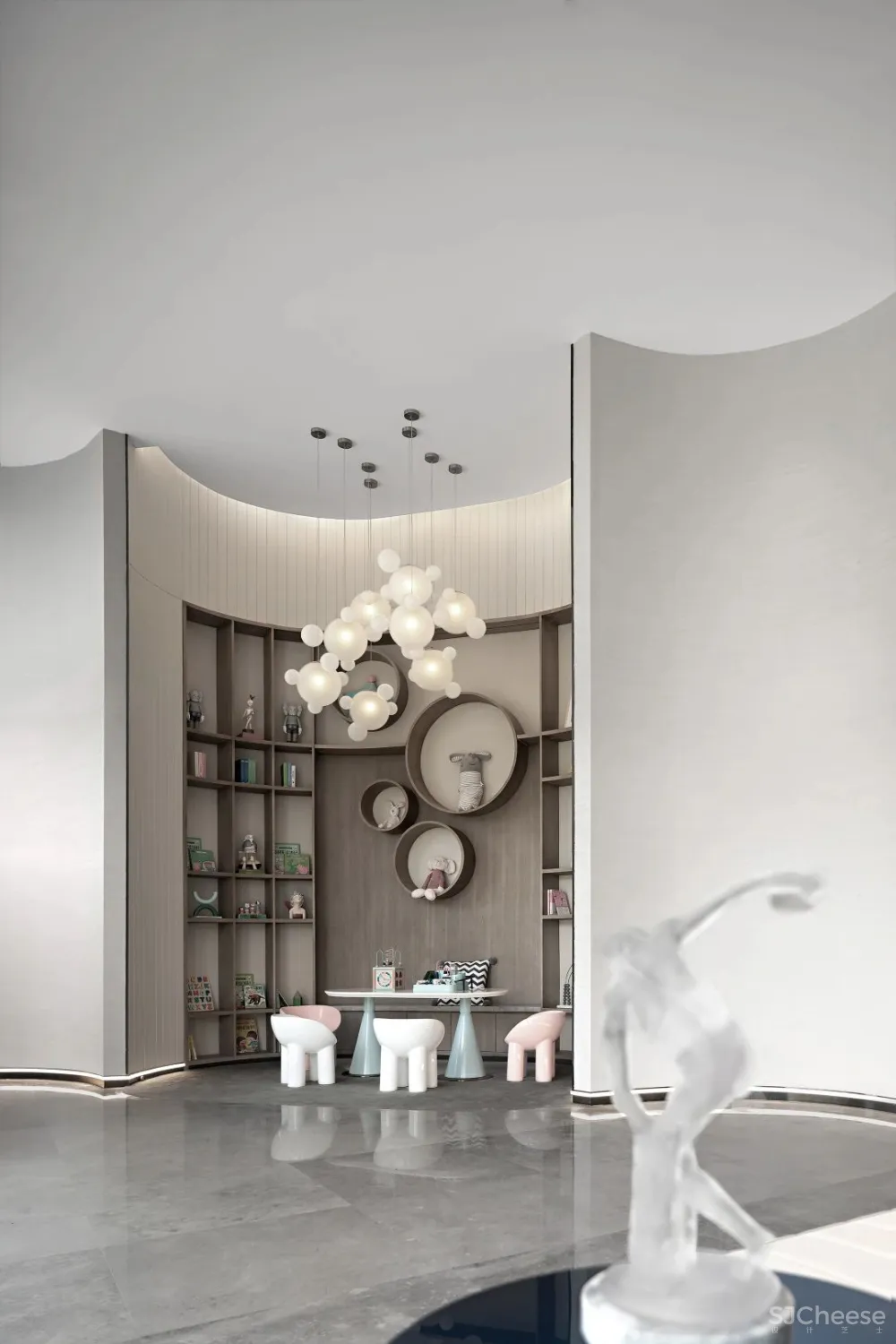 UMA伍玛设计 新作 武汉中梁天玺壹号售楼处|售楼处