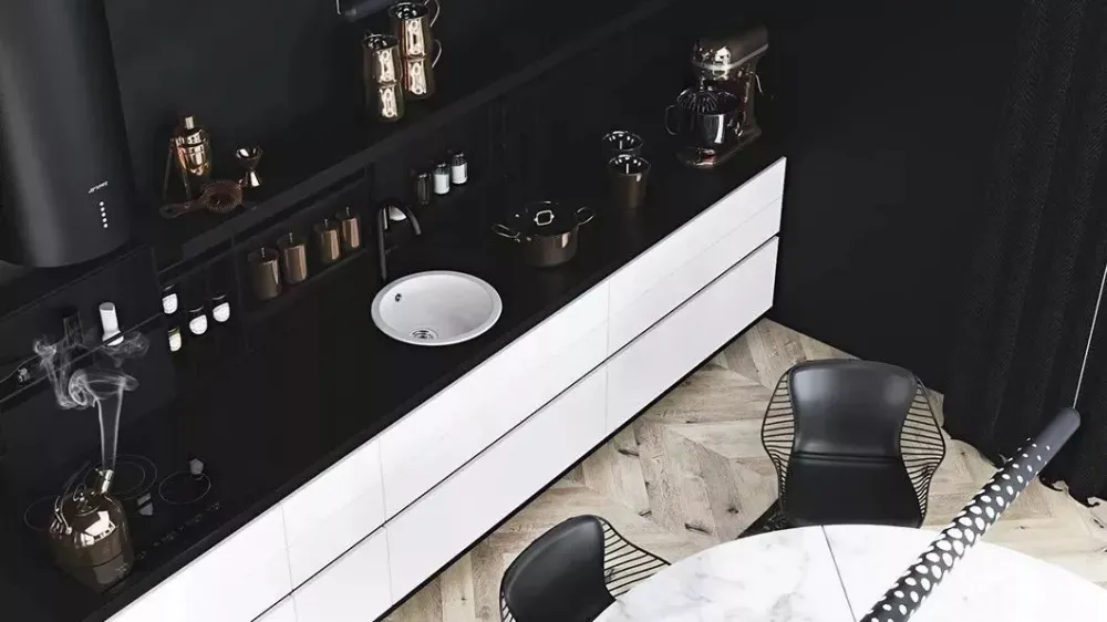 高级黑,超帅气的设计配色!