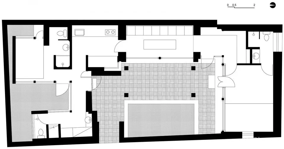 北京这栋沉静百年的老宅没有爆改,却把过道运用得淋漓尽致!