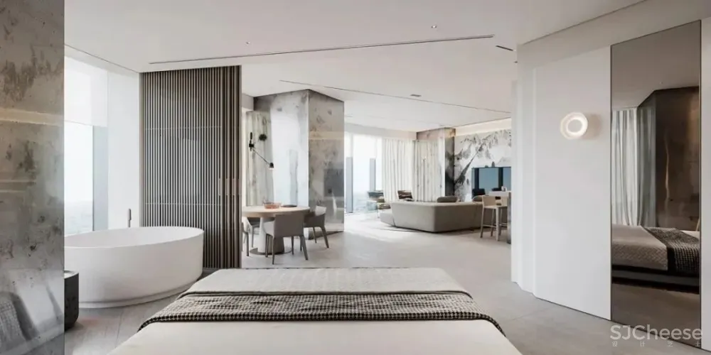 极简 轻奢风住宅，勇敢追求时髦家！ hilight