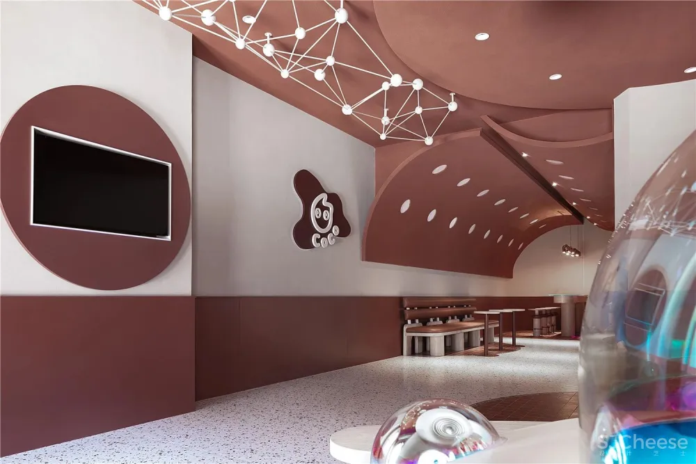 你怎么看奶茶品牌CoCo这家走向“宇宙”的店?