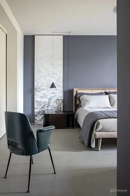 如何把高姿态的天鹅绒运用得优雅又接地气?这个家一定是个完美示范