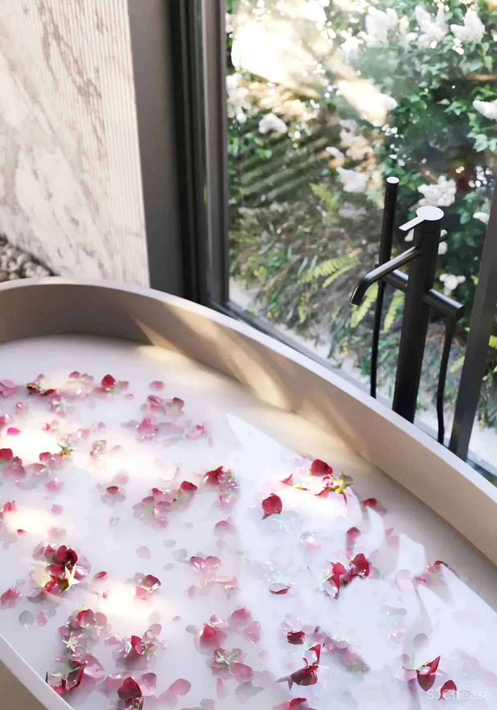 一个私宅,两个花园:一个赏景,一个娱乐