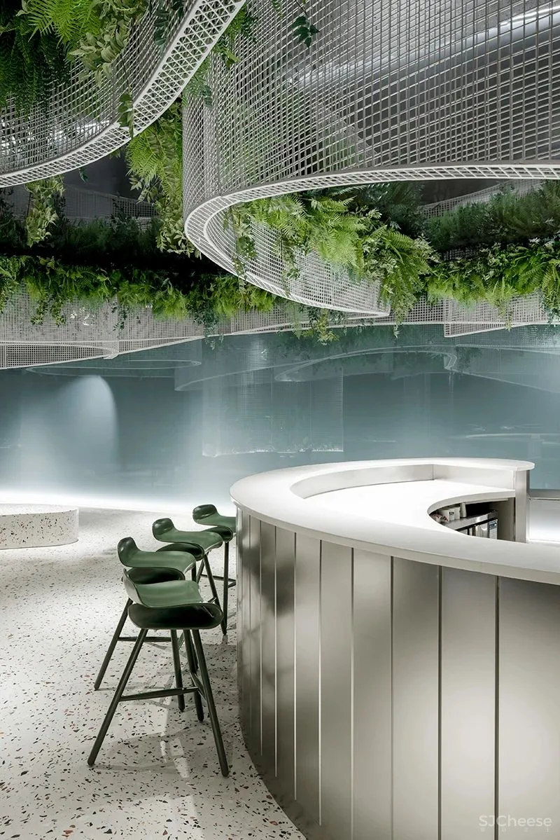 峻佳设计丨水上的白色花园,超现实主义咖啡馆打造城市记忆封面