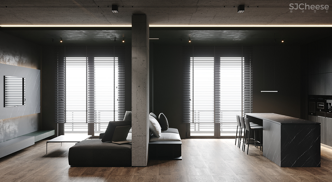 极简 高级黑,这样的设计真酷!