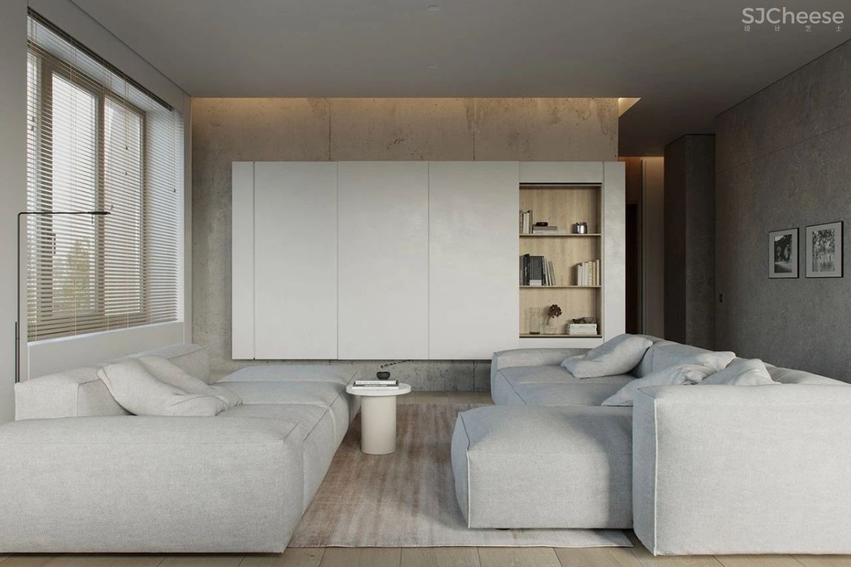 124㎡极简高级灰,格调十足!