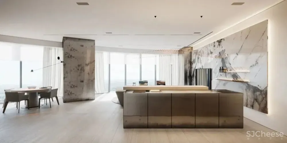 极简 轻奢风住宅，勇敢追求时髦家！ hilight