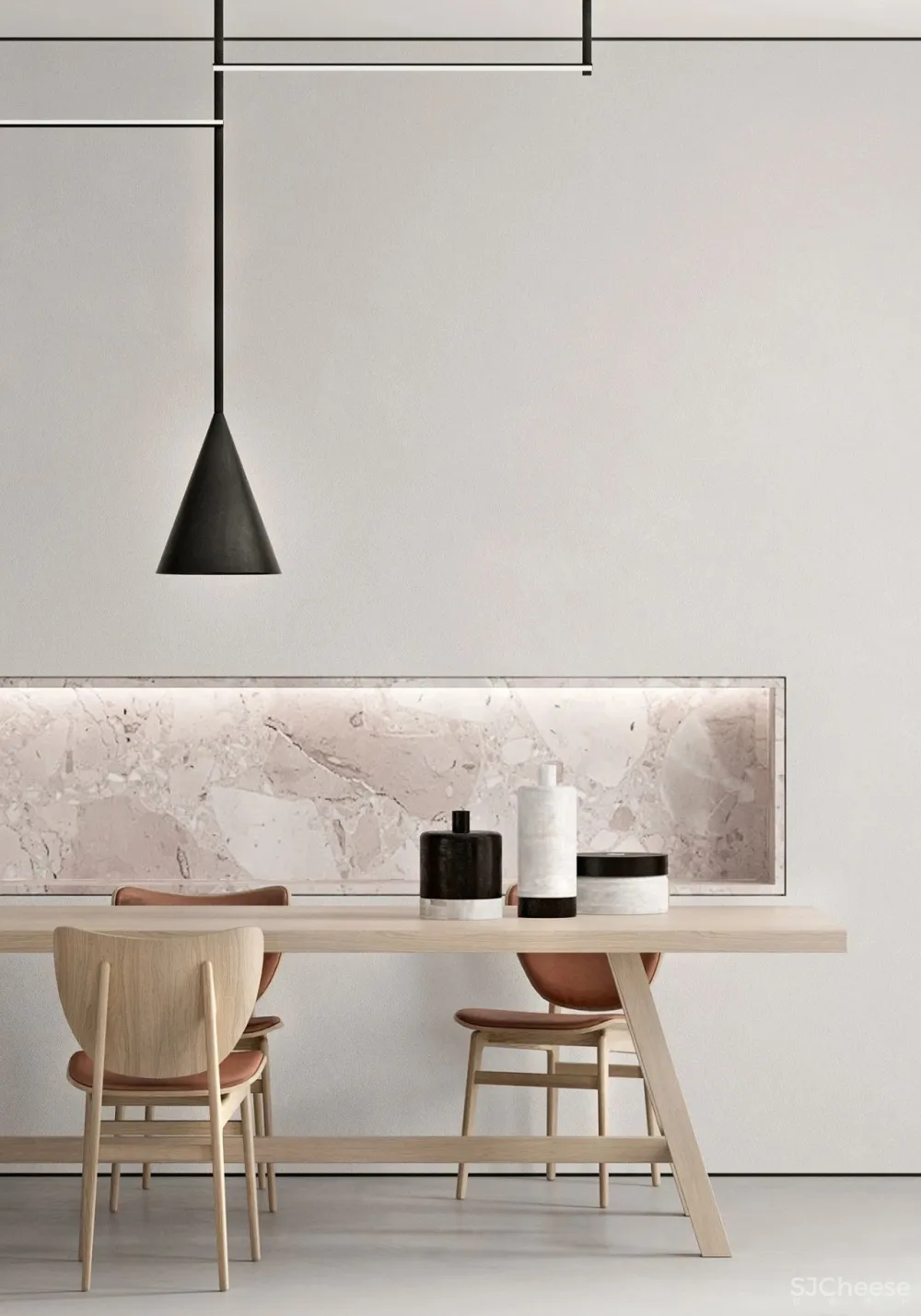 完美的空间比例,诠释极简主义克制美学