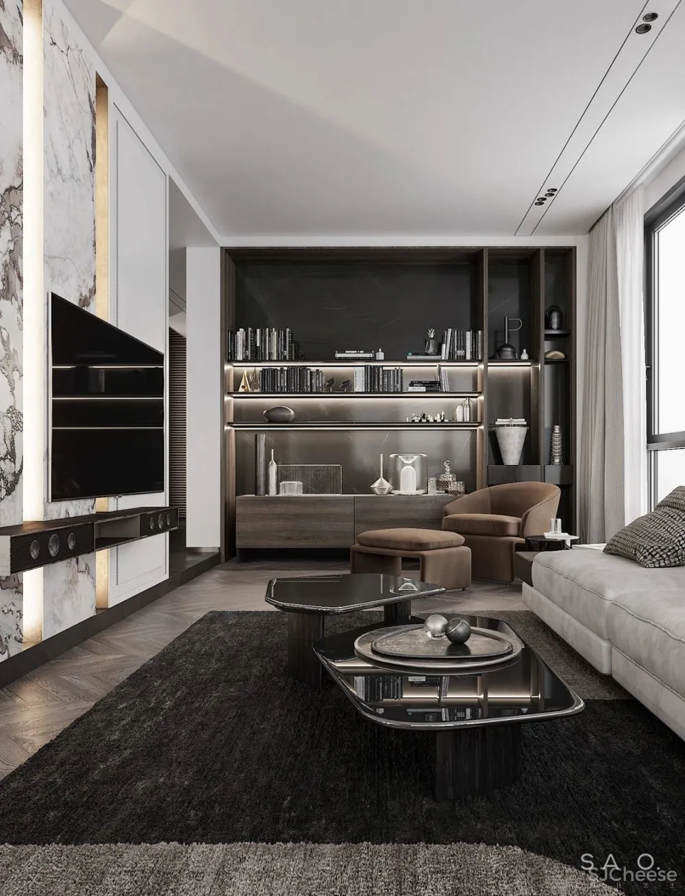 257㎡轻奢大平层，高贵生活！