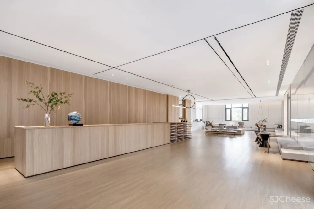 千舍设计·新作 空间的美学与诗意 — 未来城售楼处