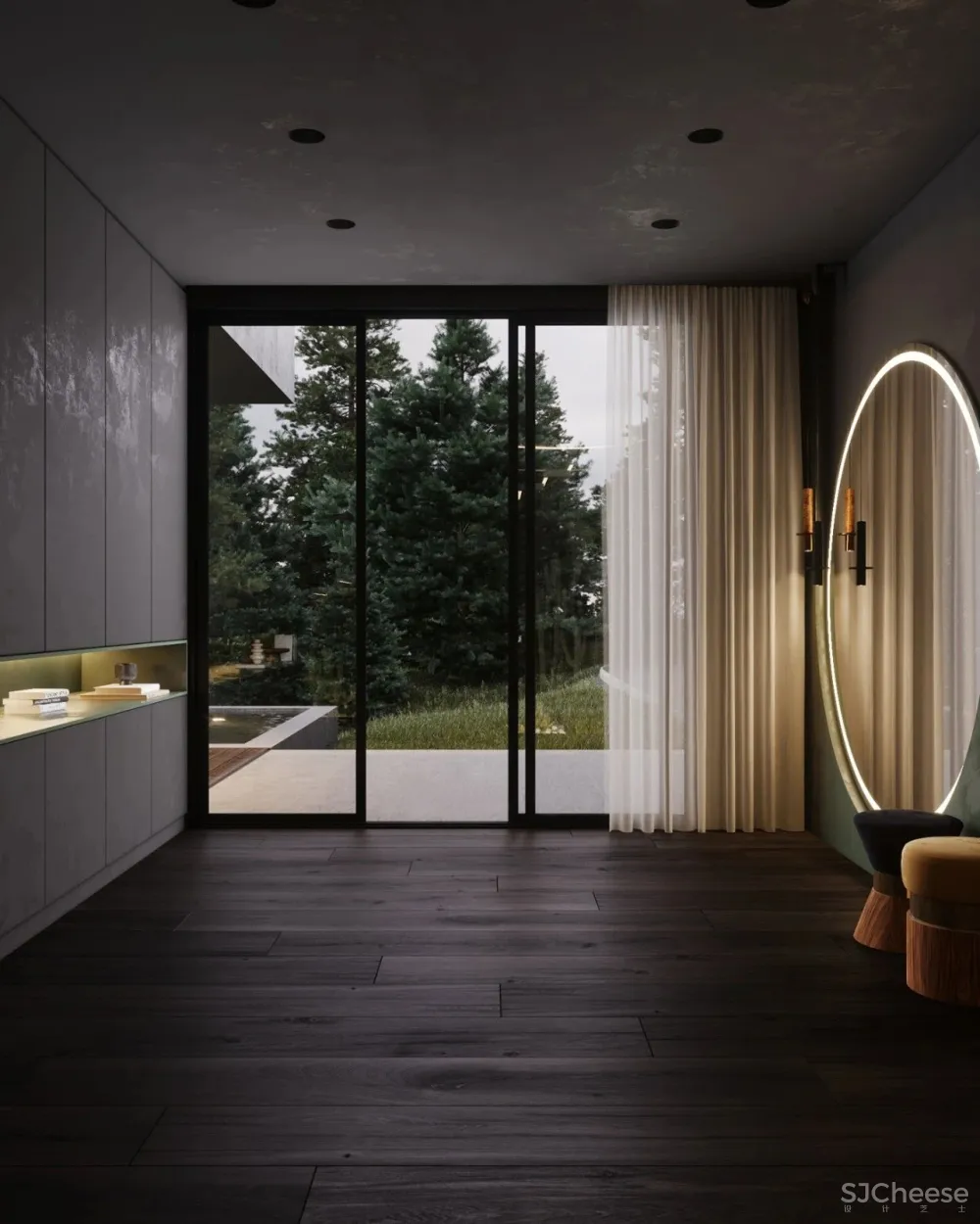 黑色别墅,迷人的高级气质!