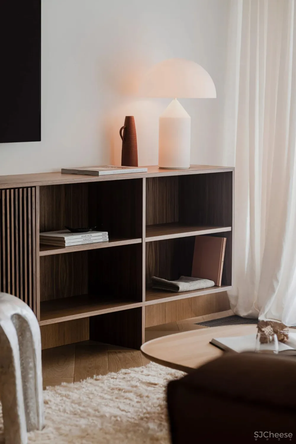 90㎡ 做三房, 客厅全开放,设计都在细节里