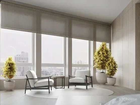 简约原木风住宅,用布艺、石材搭配出高级感!