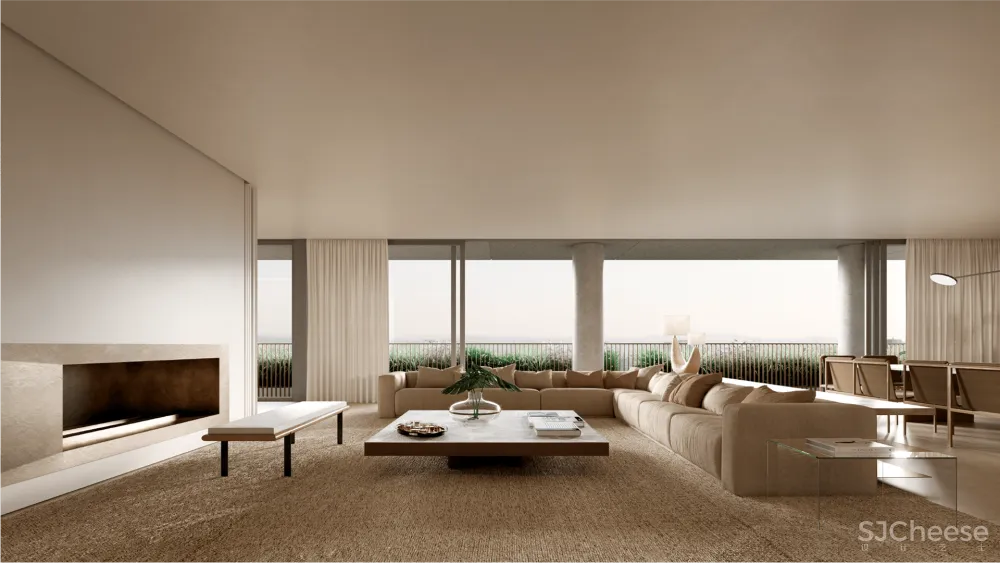 387㎡ 自然奢华的大平层,第四代住房有了新范本