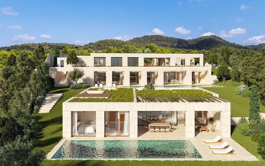 狂砸28亿在一座岛上建50栋豪宅!18位顶级设计师联手打造,豪华别墅一次性看个够!