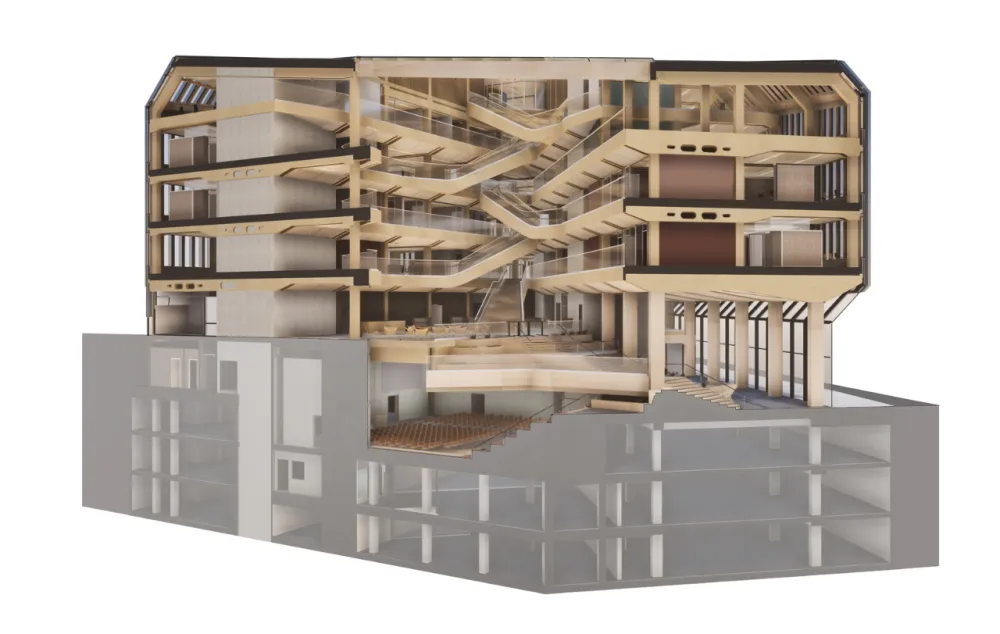4.7亿的总部大楼,一根钢筋都没有!原来木结构可以这么美!