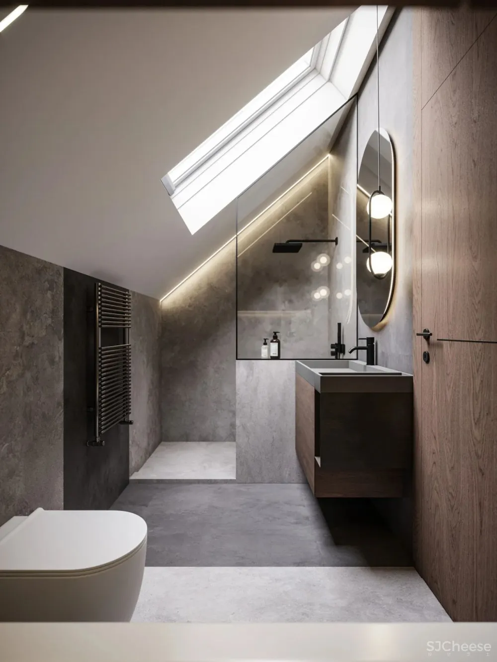 110㎡ 原木风复式, 灯光这样设计更有质感!