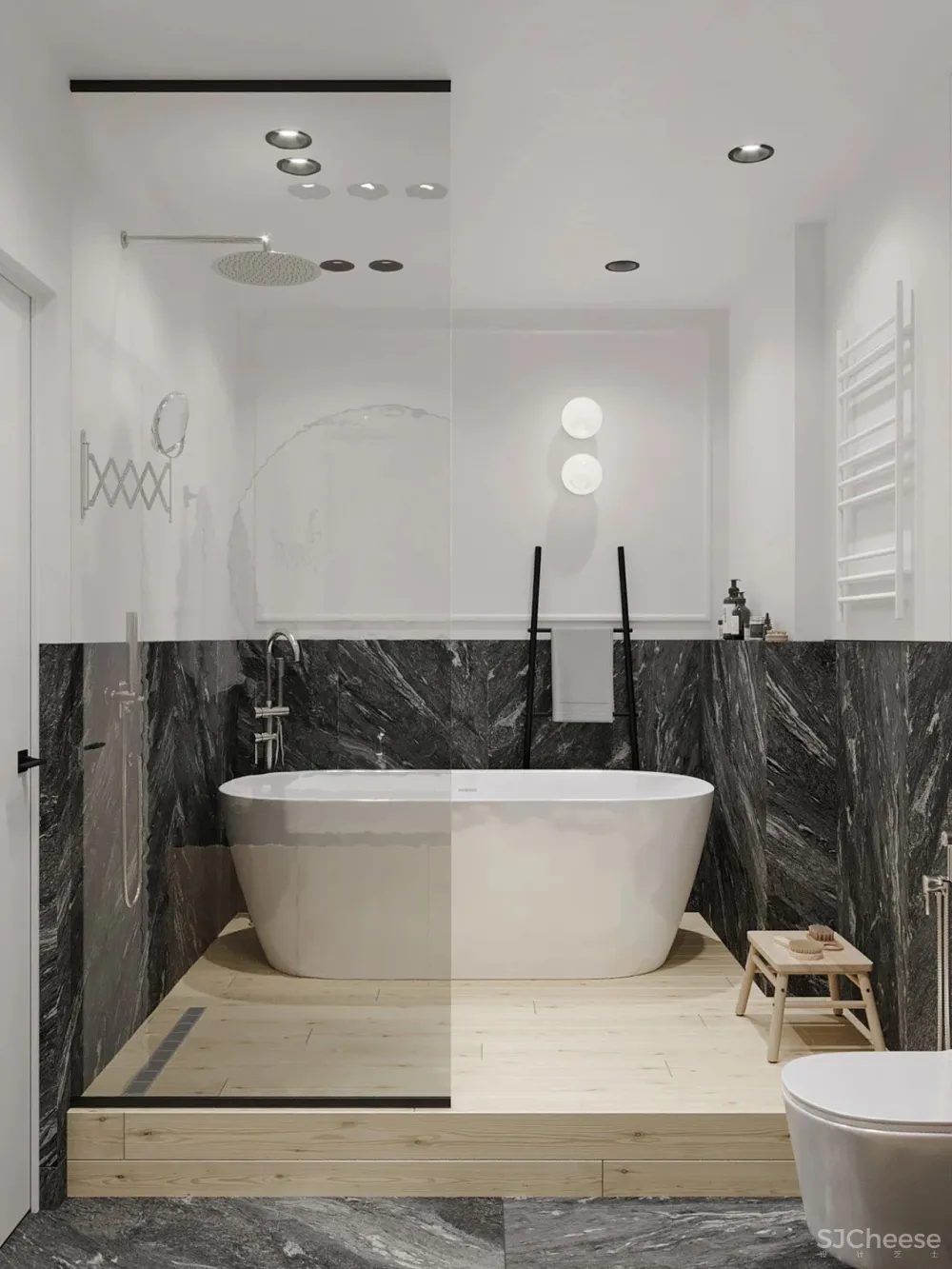 78㎡浅灰 木色,竟然这么漂亮!