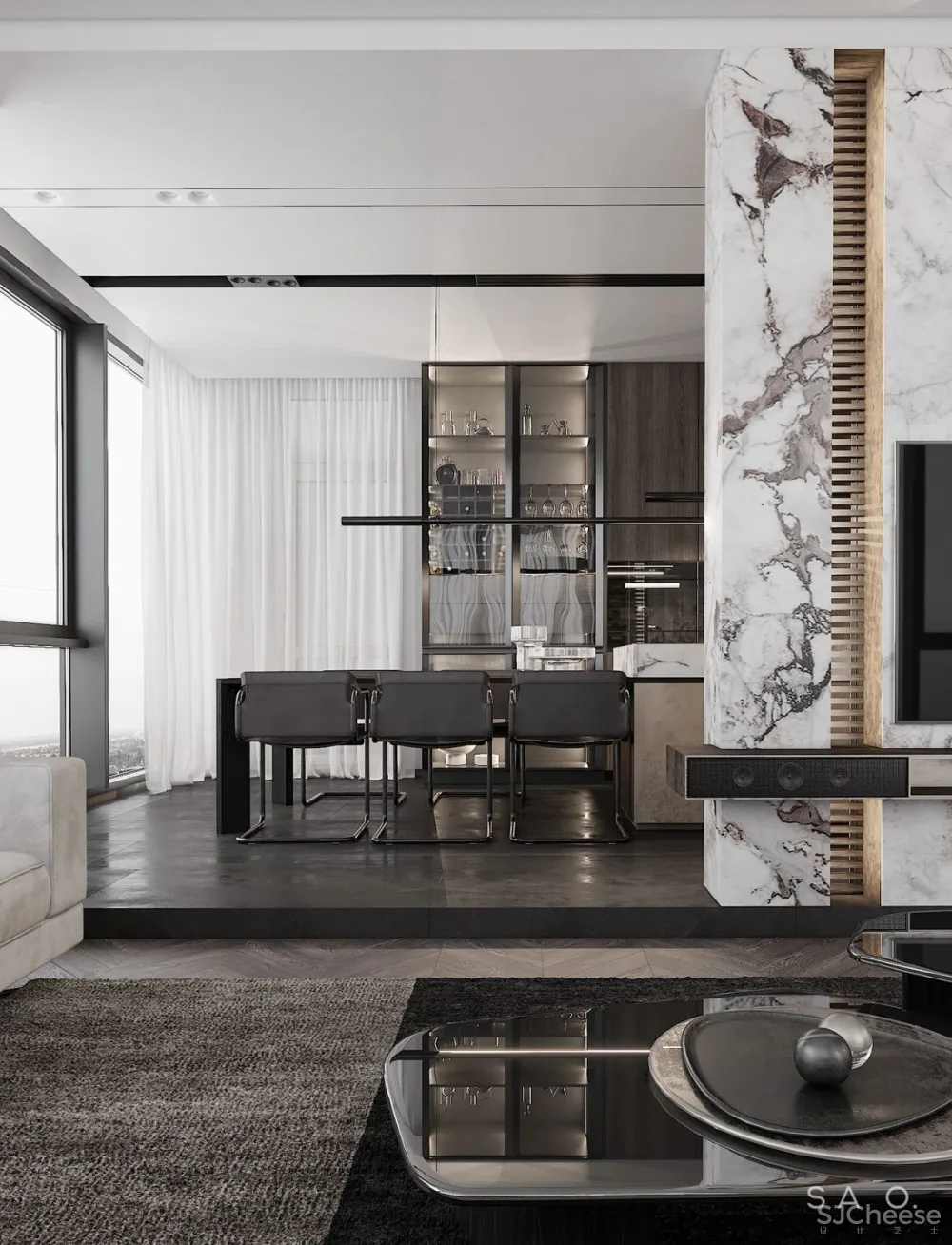 257㎡轻奢大平层，高贵生活！