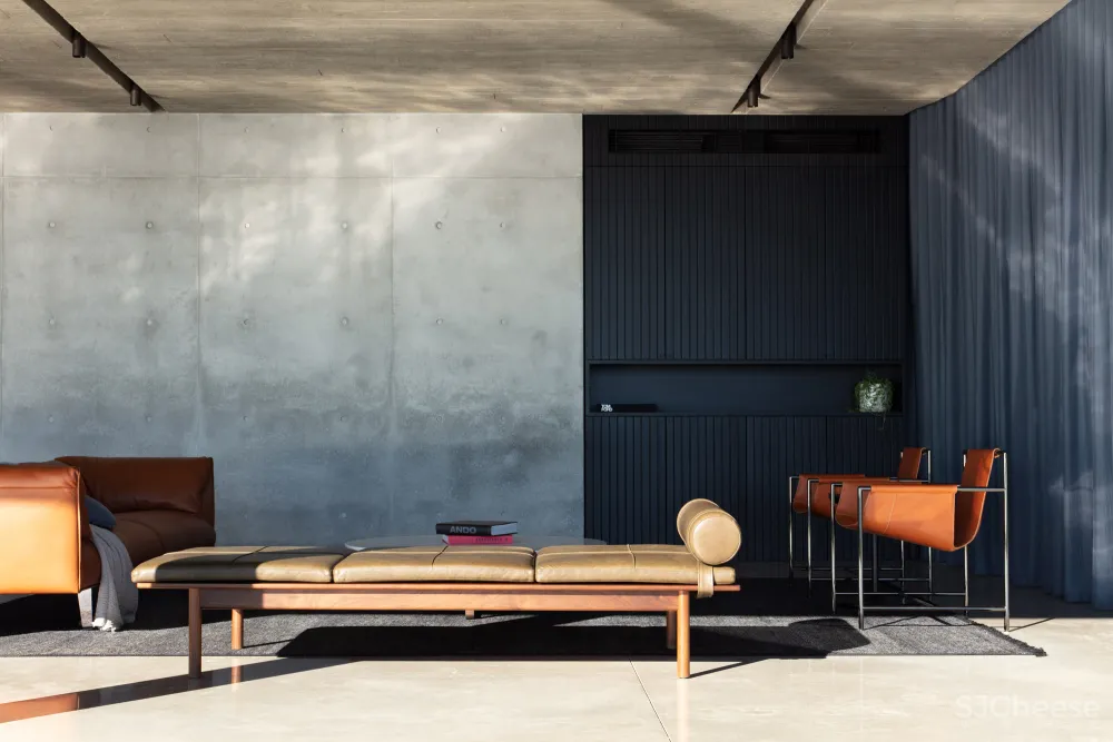 乡下盖房子,用这种木纹混凝土,温暖又高级!