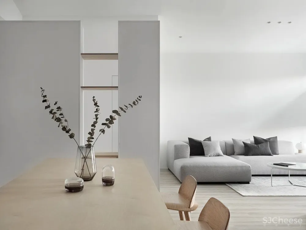 149㎡纯白原木空间，素雅舒适是家的灵魂！