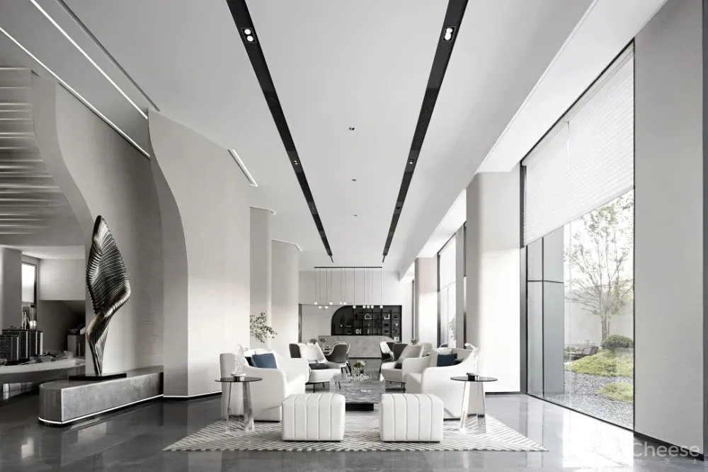 UMA伍玛设计 新作 武汉中梁天玺壹号售楼处|售楼处