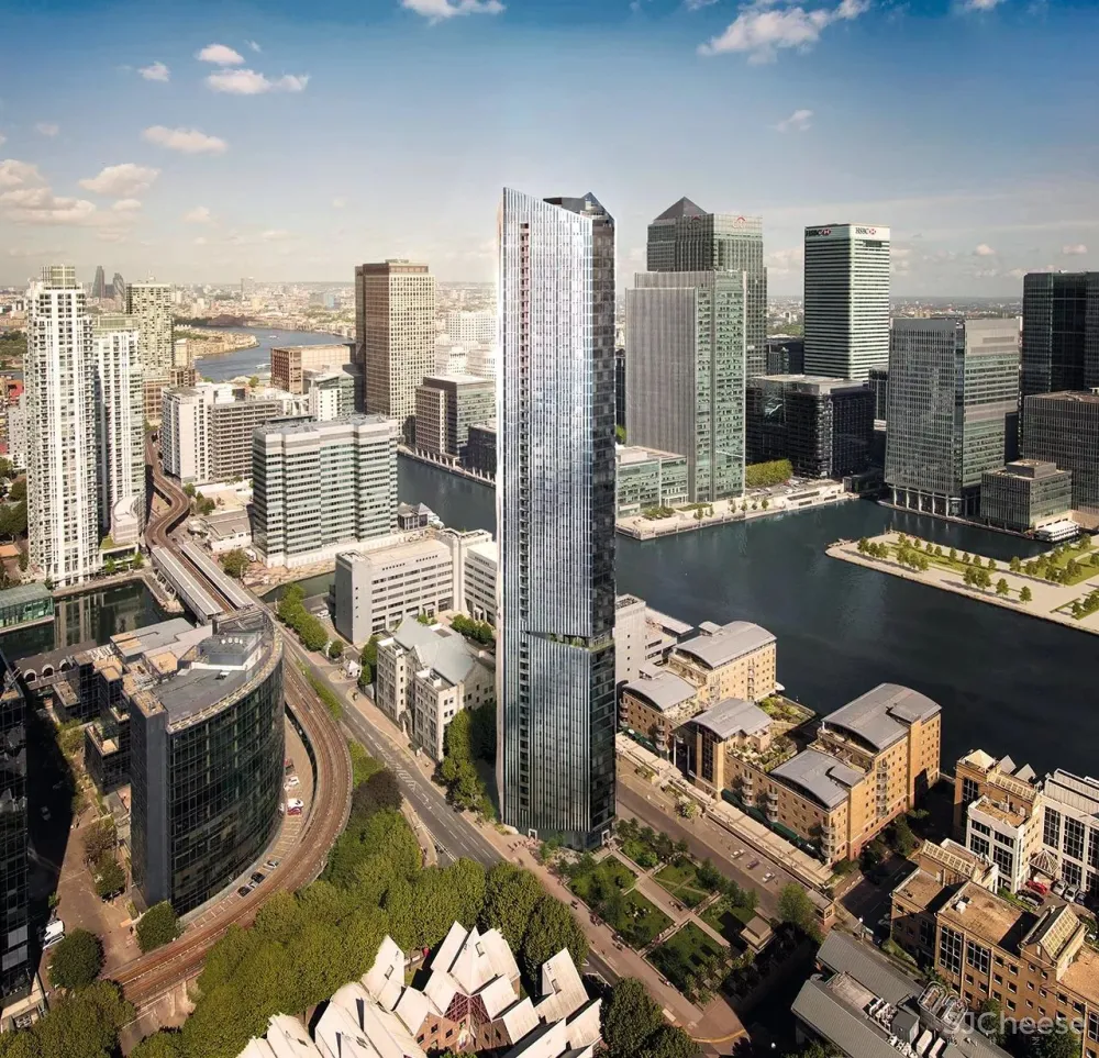 Make Architects设计-世界金融中心,伦敦泰晤士河畔顶奢公寓The Madison