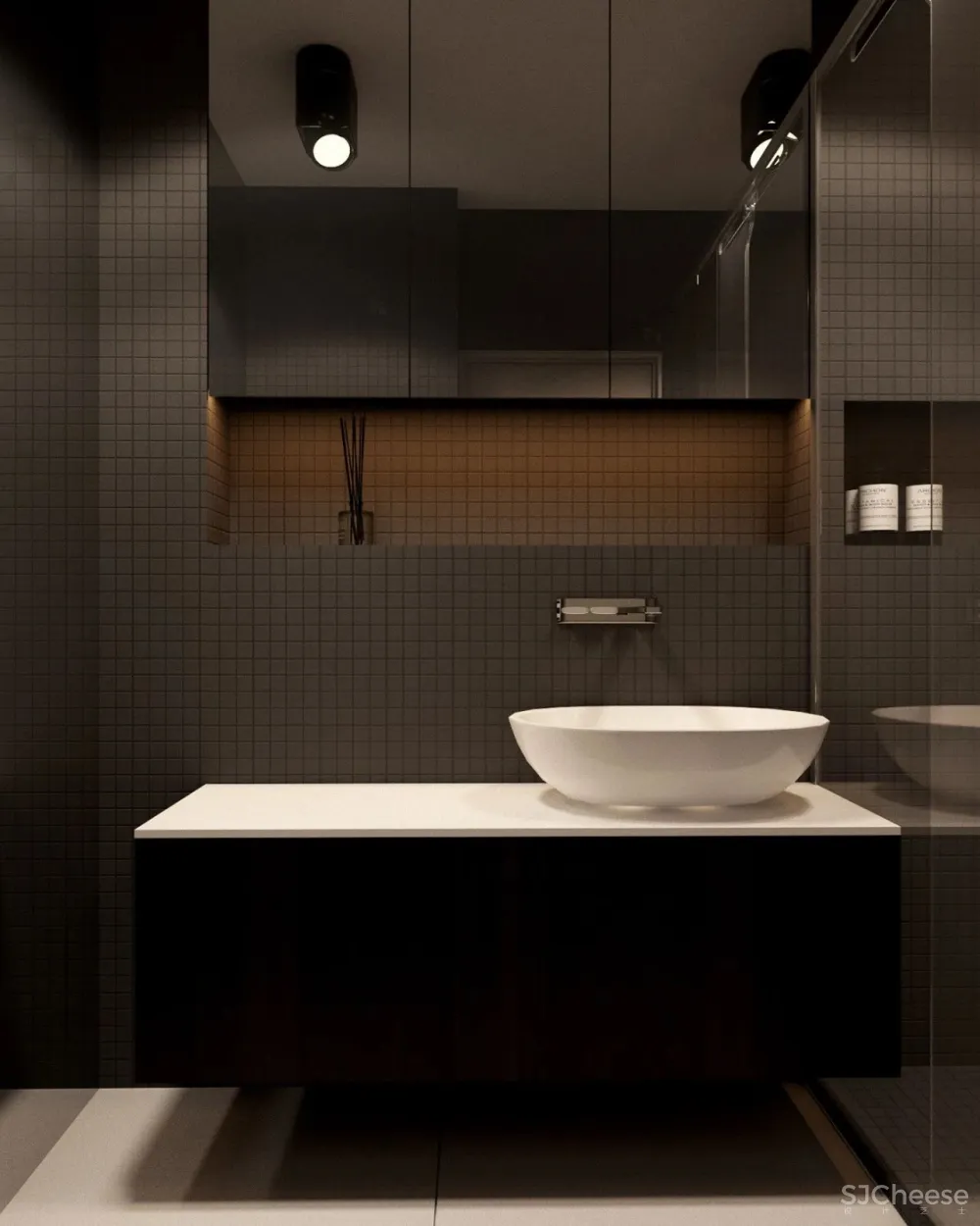 43㎡黑色小户型住宅,网友:这才叫一个人的豪宅!