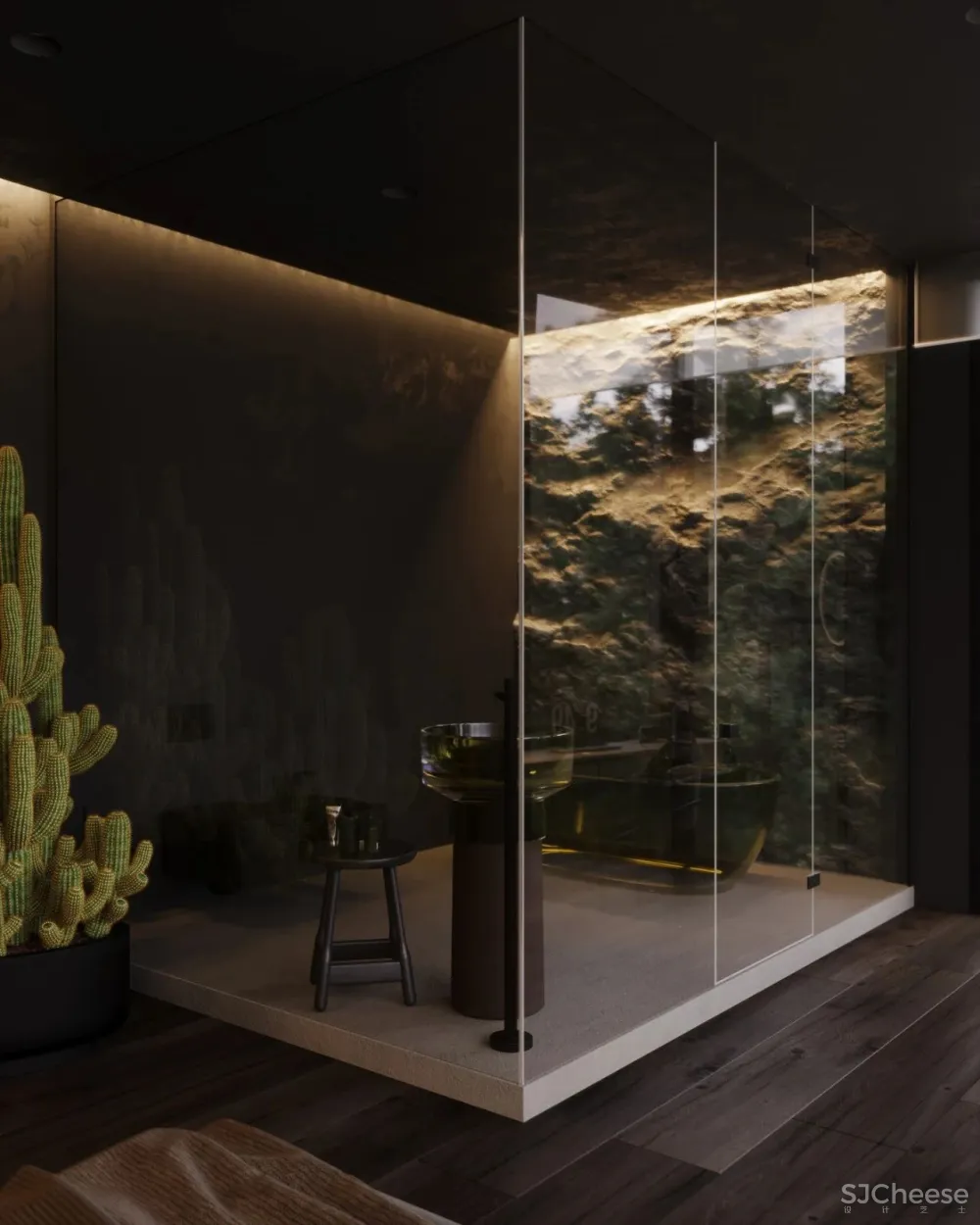 黑色别墅,迷人的高级气质!