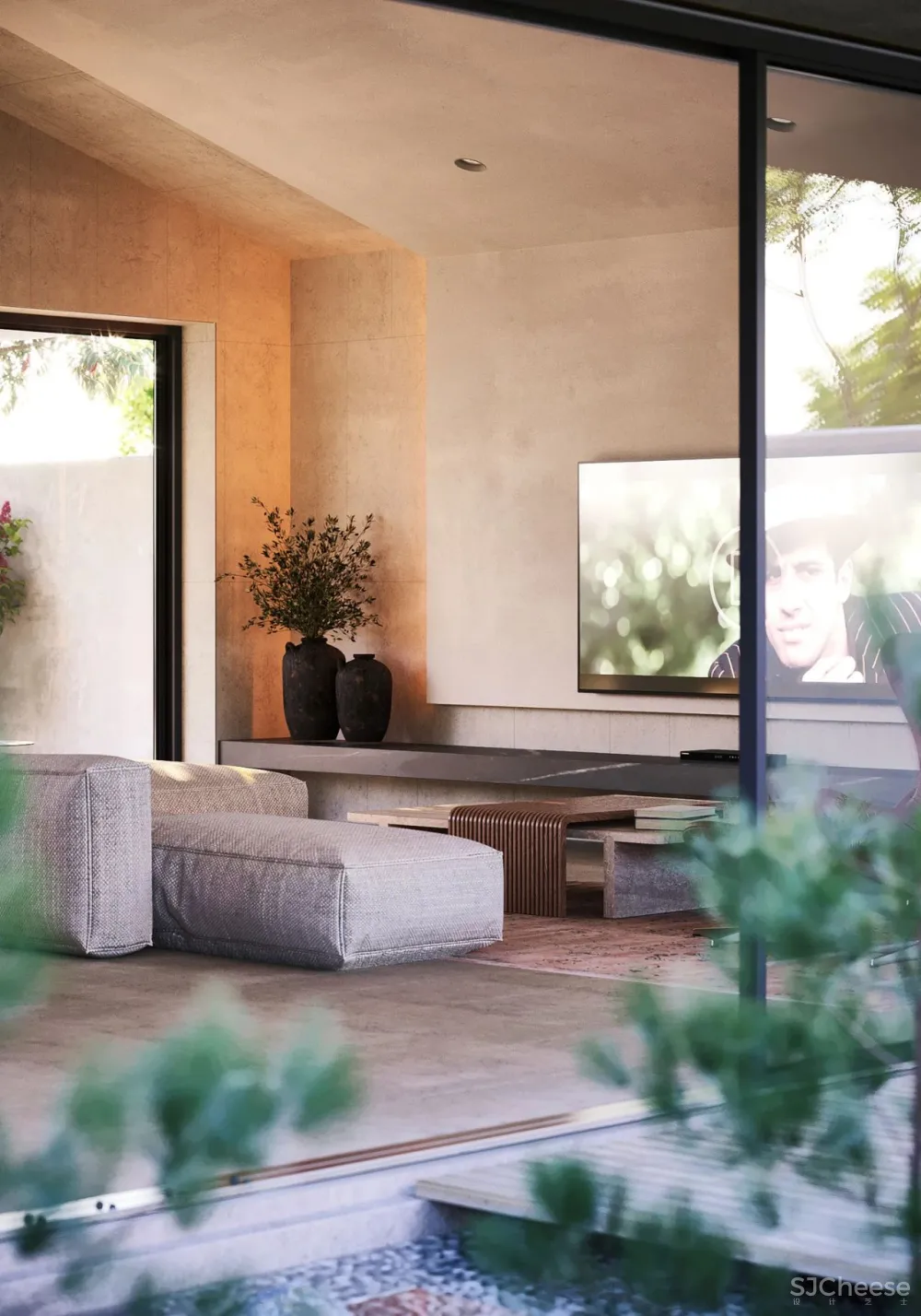 一个私宅,两个花园:一个赏景,一个娱乐