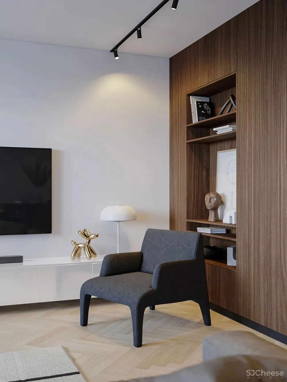 78㎡浅灰 木色,竟然这么漂亮!