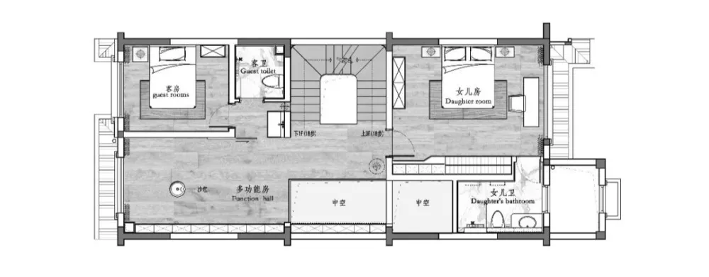 500㎡极简风别墅,返璞归真的侘寂美学!