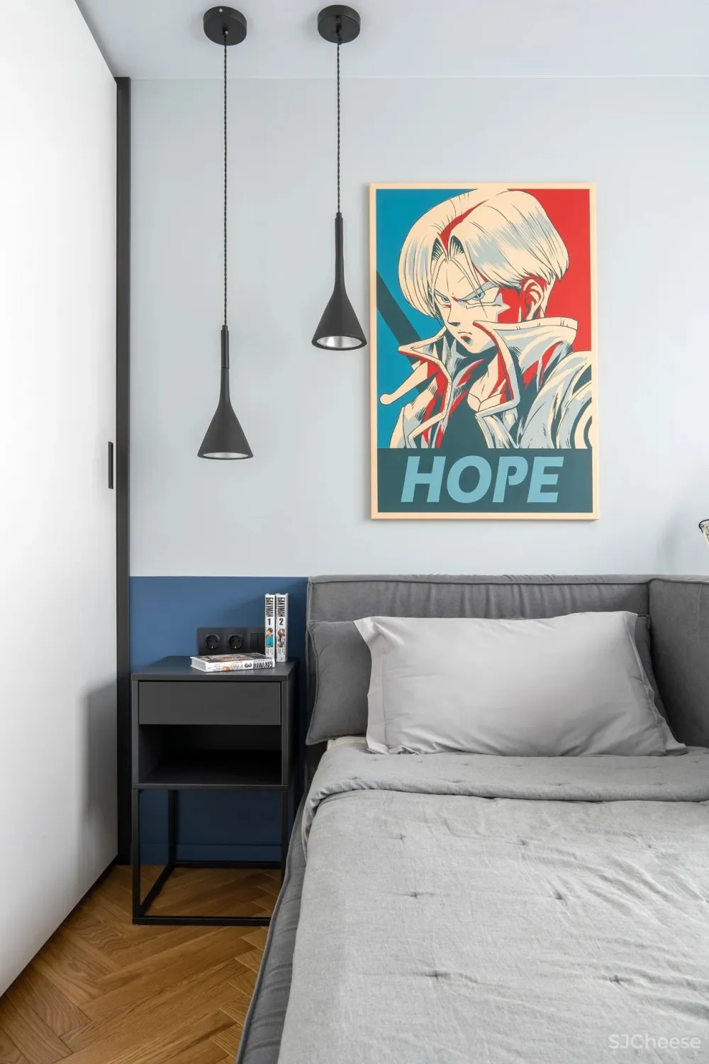 79㎡古典氛围,色彩大胆而鲜活!